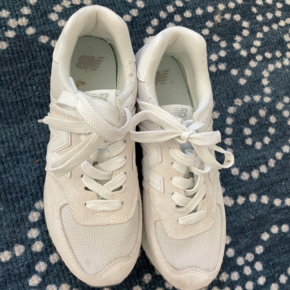 New Balance 574 platform sneakers